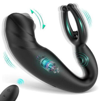 Futurlio - Bead Massage P-spot 9 Vibrating Prostate Massager with Remote Control