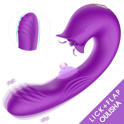 Futurlio - 7-Frequency Vibrating, 7-Frequency Suction, 10-Frequency Pulsating Female Vibrator - Futurlio