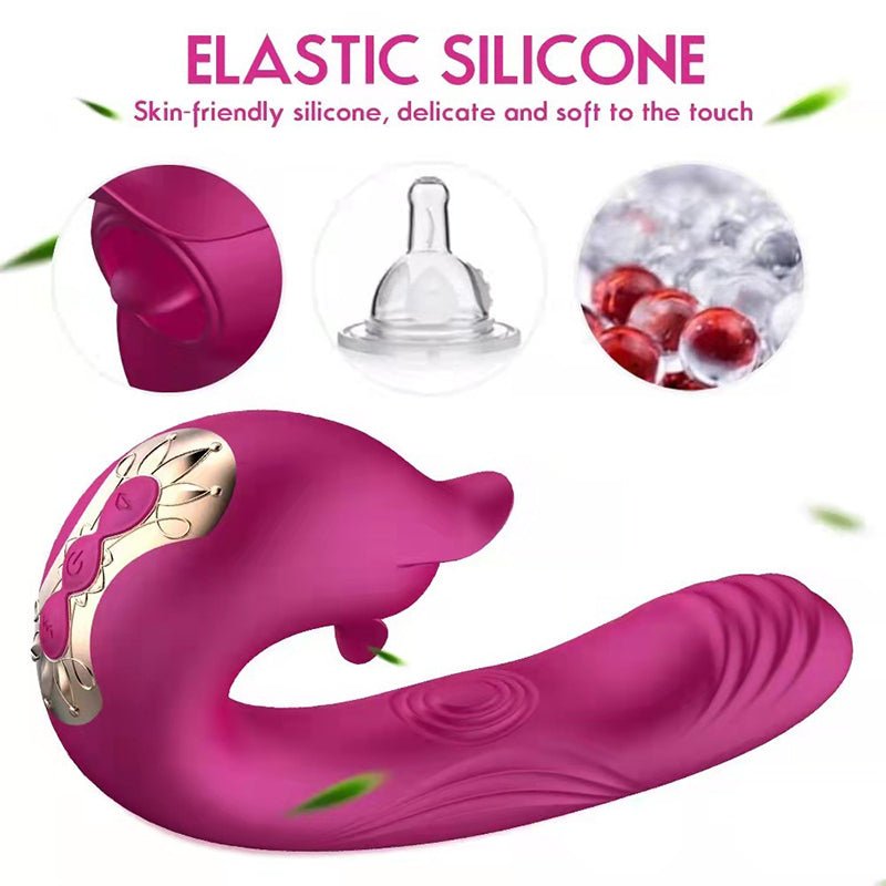 Futurlio - 7-Frequency Vibrating, 7-Frequency Suction, 10-Frequency Pulsating Female Vibrator - Futurlio